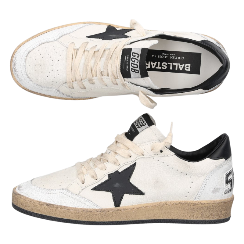 Golden Goose Ball Star Low-Top in Nappa Leather