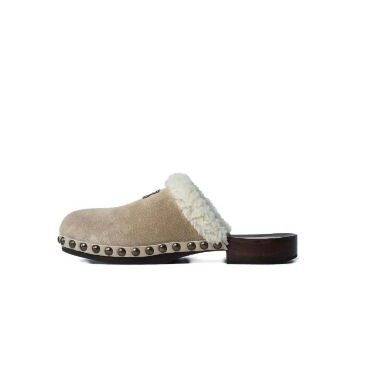 Miu Miu Suede clogs - beige