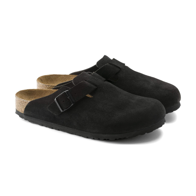Birkenstock Boston Soft Footbed Black