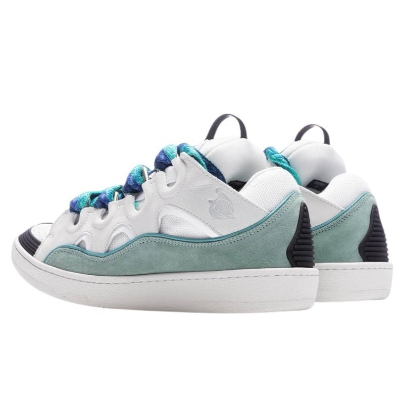 Lanvin Leather Curb – White Blue